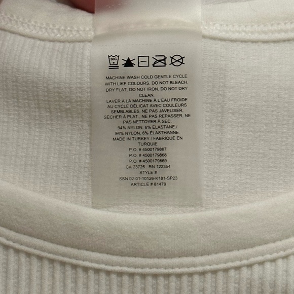 Aritzia/Sunday Best Ribbed Tank - Picture 4 of 4